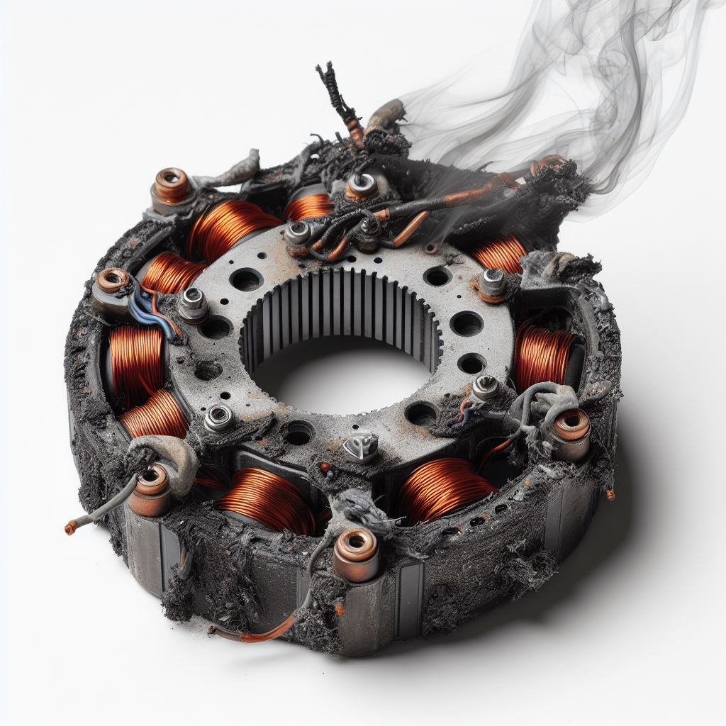 Otopljeni stator illustration