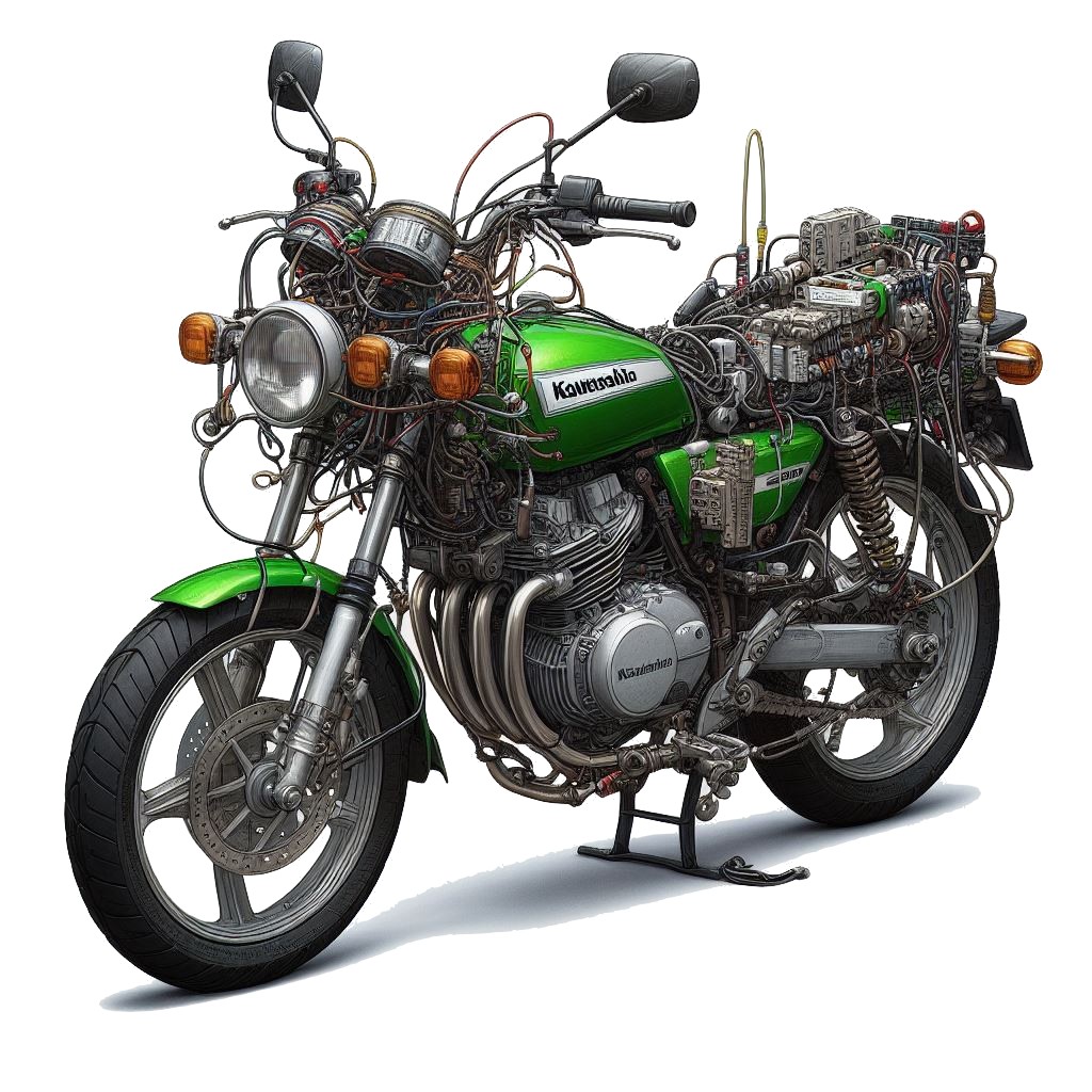 Kawasaki KLE 500 illustration